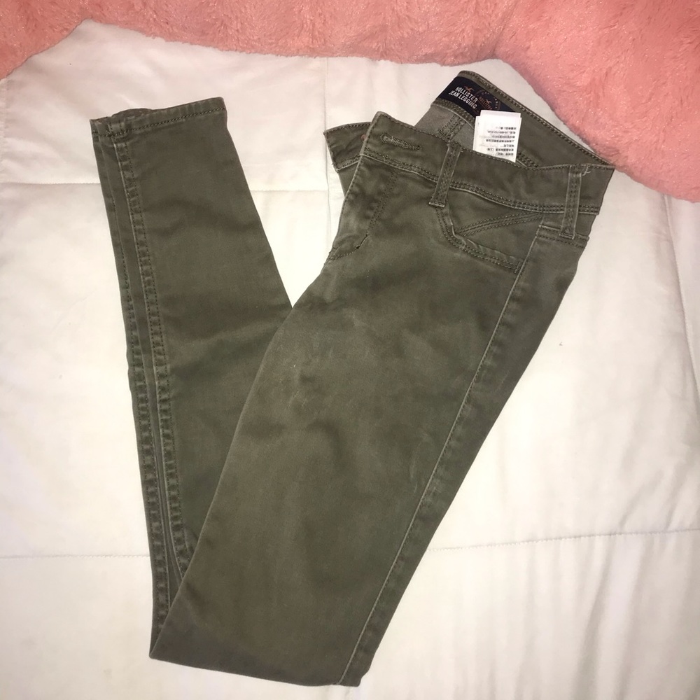 Hollister Jean Leggings (olive green)